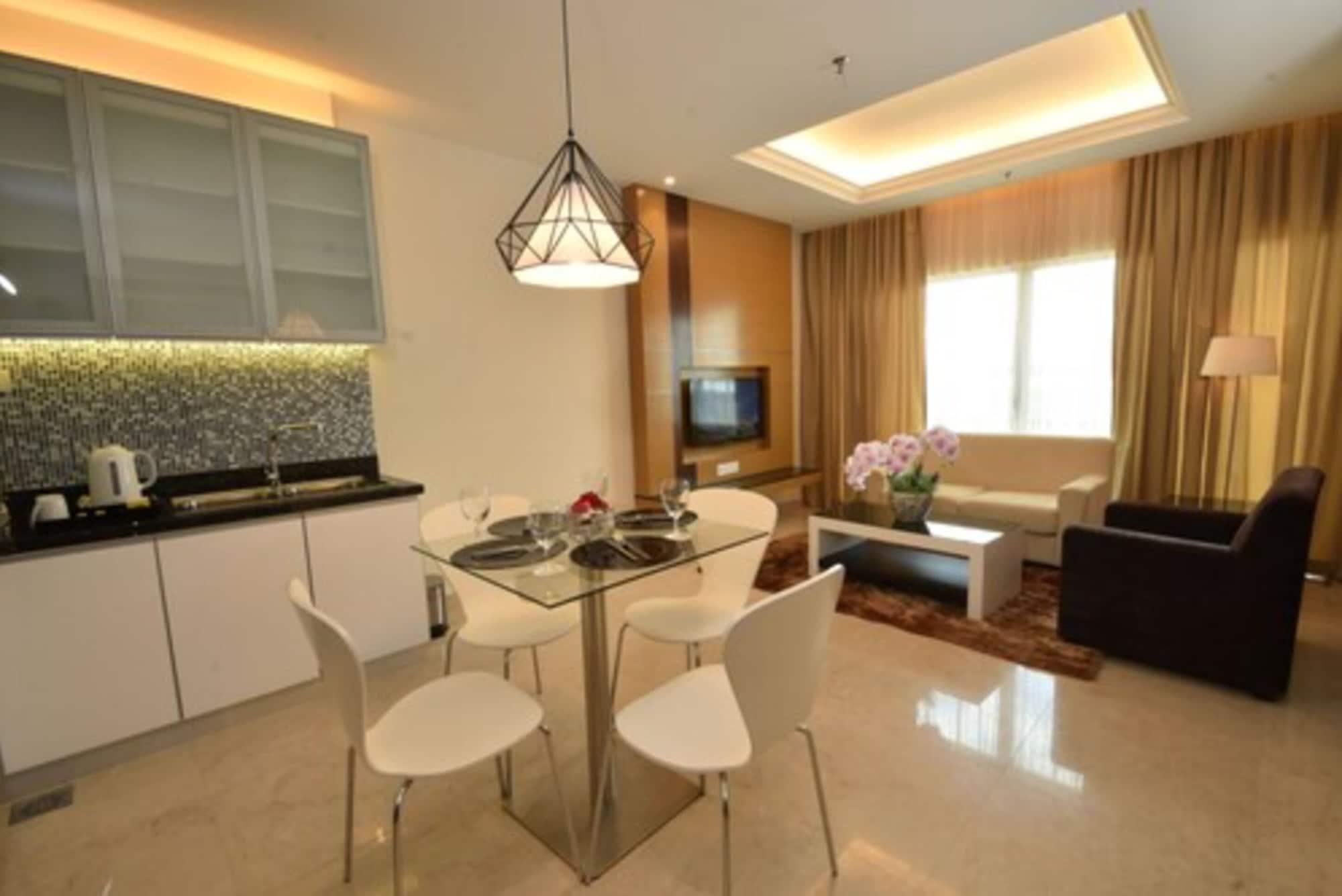 Tenera Hotel Bangi Kültér fotó A typical apartment interior